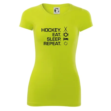 Pozemní hokej eat sleep repeat