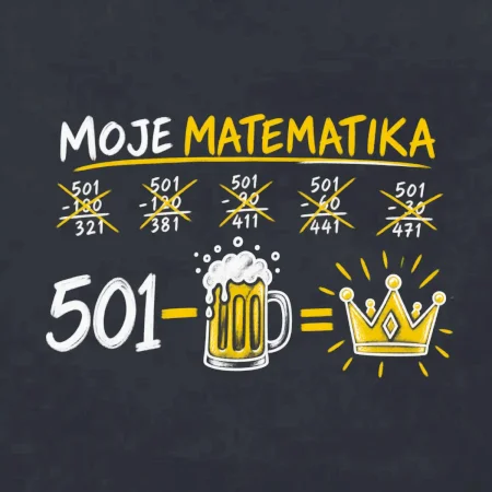 Moje matematika 501 - pivo = vítězství