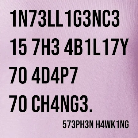 Test inteligence - Stephen Hawking