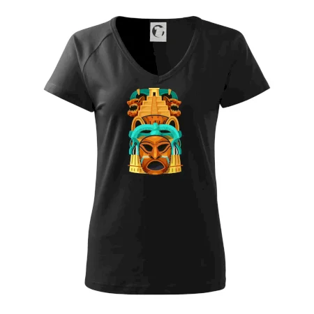 Mayové maska s pyramidou