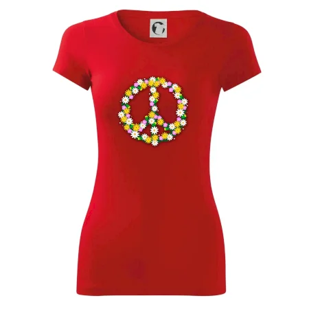 Peace symbol kopretiny