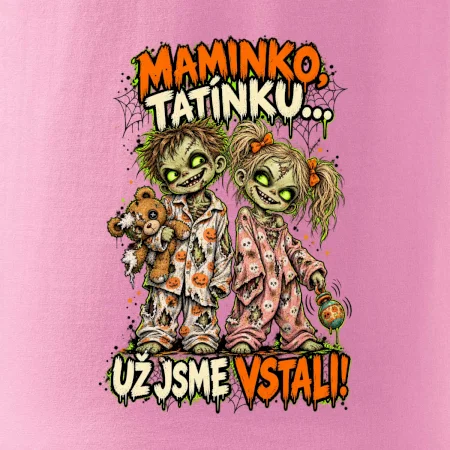 Zombie děti maminko tatínku už jsme vstali