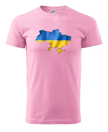 Ukrajina vlajka mapa