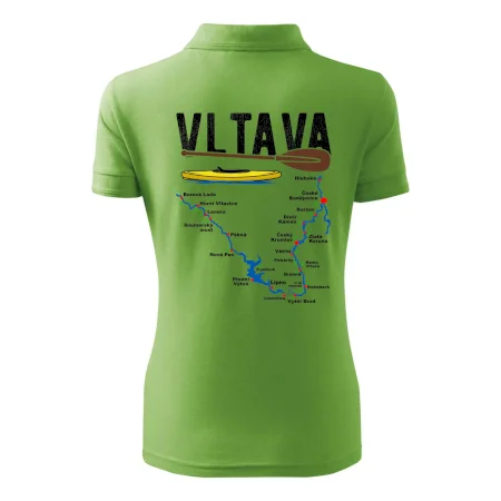 Mapa řeky Vltavy