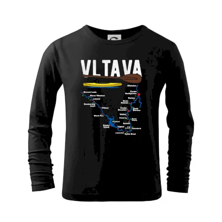 Mapa řeky Vltavy