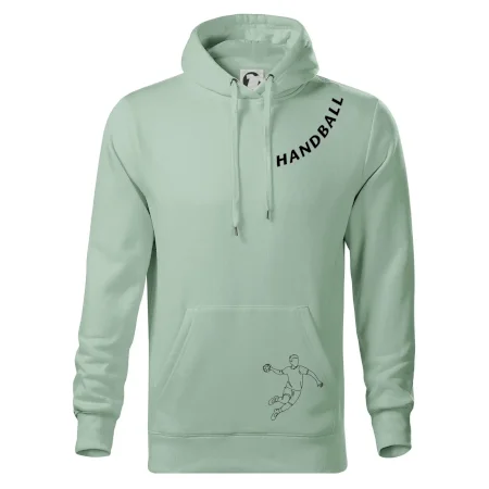 Handball nápis šikmo