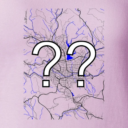 Vaše město - Mapa s vodními toky