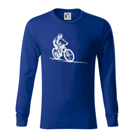 MTB kreslený cyklista