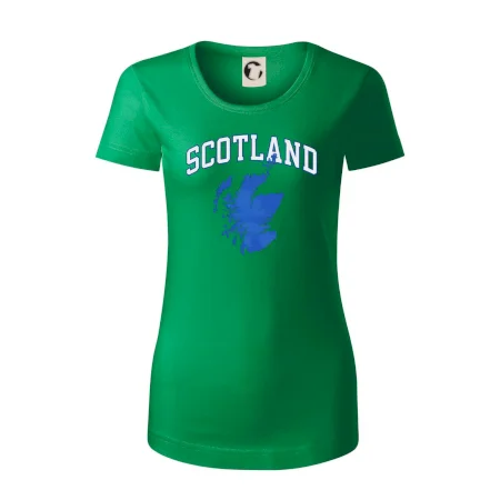Scotland nápis s mapou