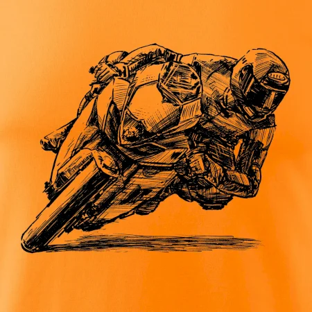 Motorkář skica