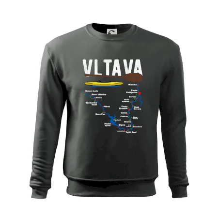Mapa řeky Vltavy