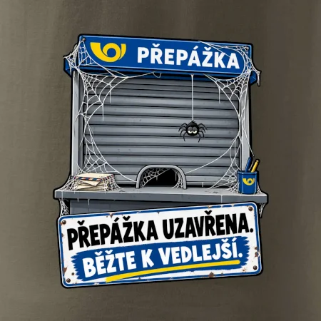 Přepážka uzavřena běžte k vedlejší