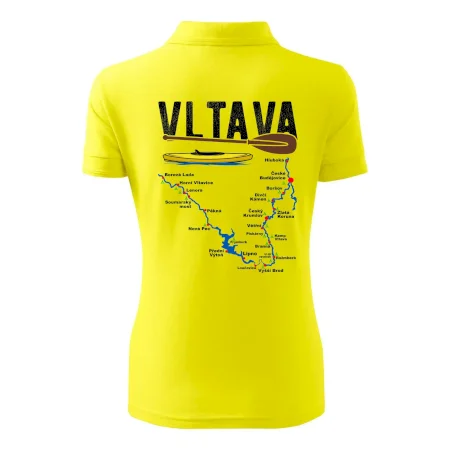 Mapa řeky Vltavy