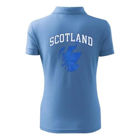 Scotland nápis s mapou