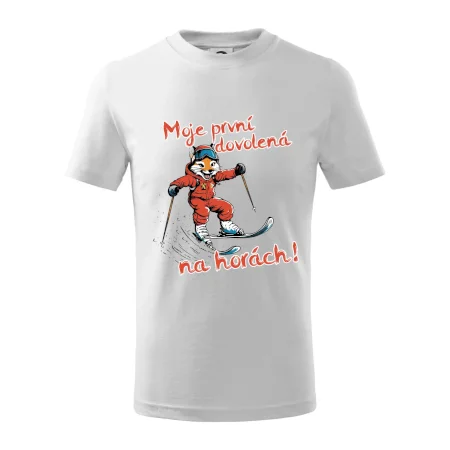Moje první dovolená na horách hnědá  liška