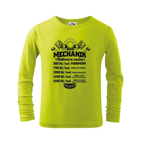 Mechanik - hodinová sazba