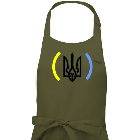 Ukrajina trojzubec s barvami