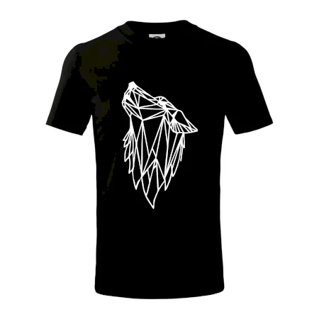 Geometrie - vlk - vyjící
