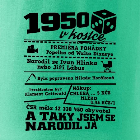 1950 v kostce