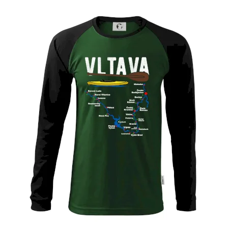 Mapa řeky Vltavy