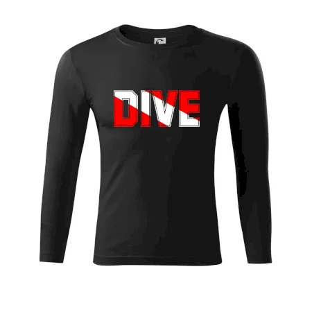 Dive nápis vlajka