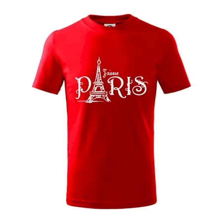 Paris nápis Eiffelovka rovný