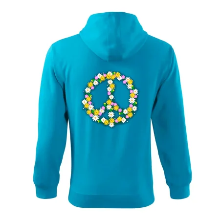 Peace symbol kopretiny