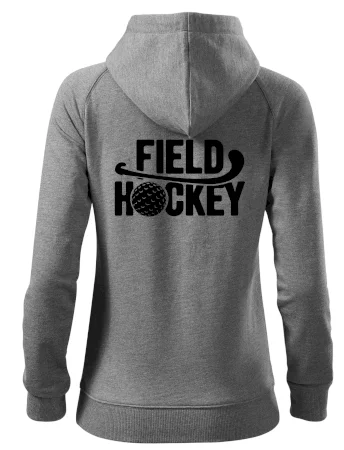 Field hockey míček a nápis
