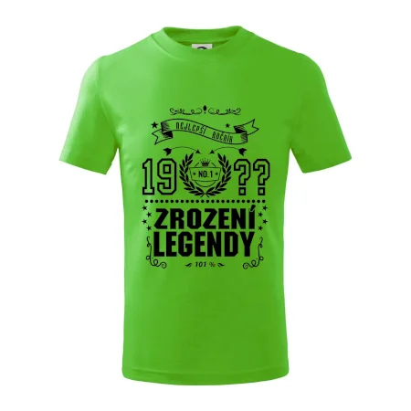 Zrození legendy - pro všechny - vlastní letopočet