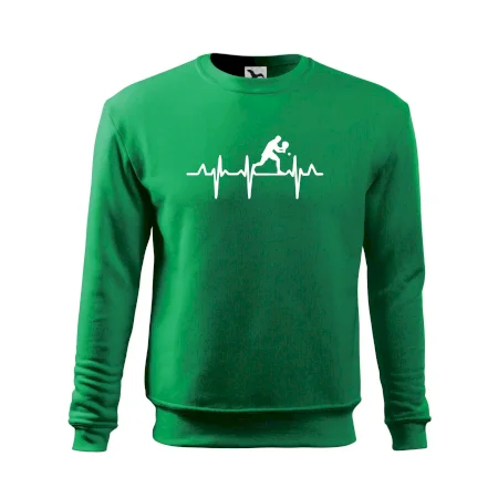 EKG stolní tenista stojící