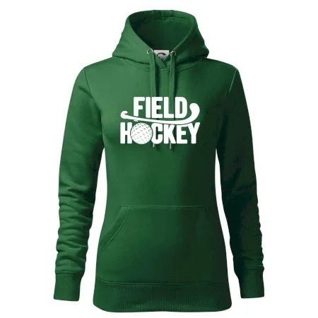 Field hockey míček a nápis