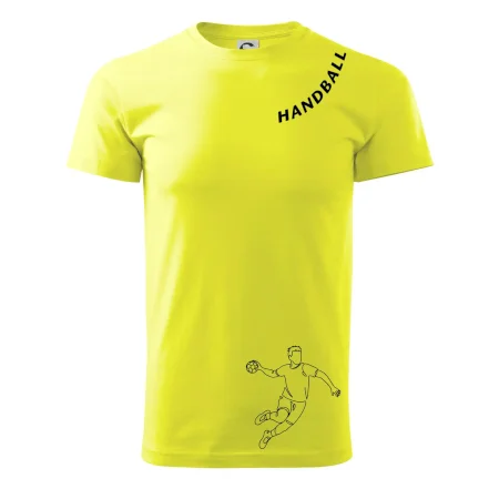 Handball nápis šikmo