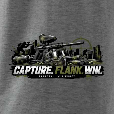 Taktika capture flank win paintball