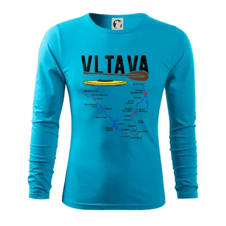 Mapa řeky Vltavy