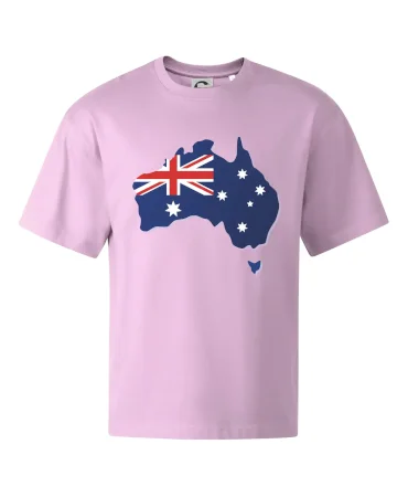 Austrálie - vlajka mapa