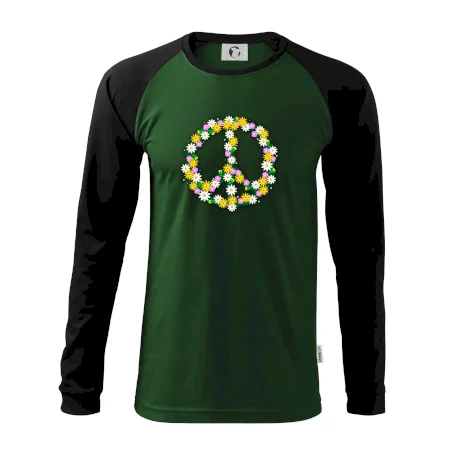 Peace symbol kopretiny