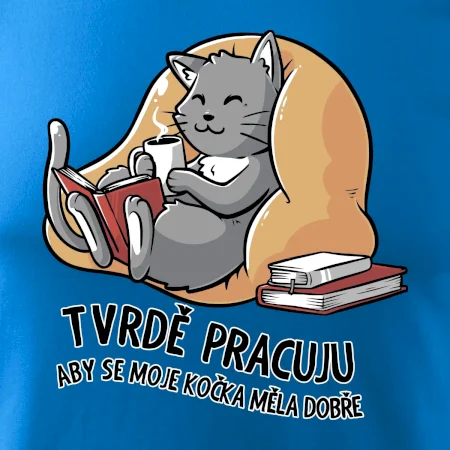 Tvrdě pracuju, aby se kočka měla dobře