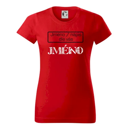 Folklor - jméno - nápis