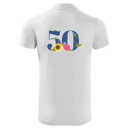 Květinové číslo kreslené - 50