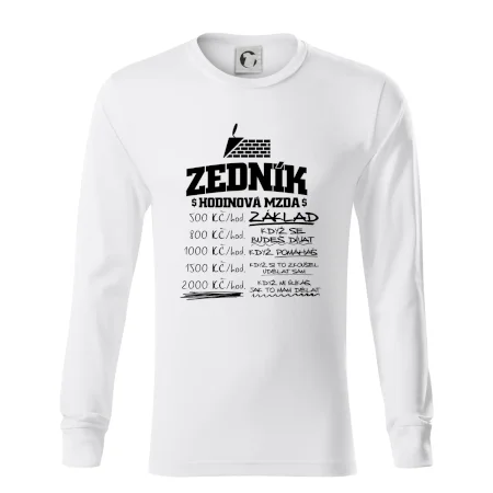 Hodinová mzda zedník