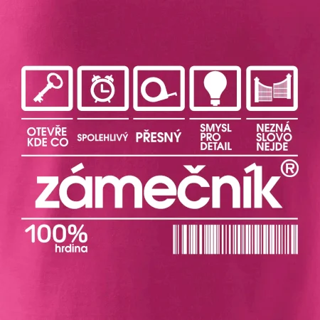 Čárový kód - zámečník