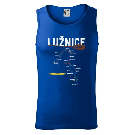 Mapa řeky Lužnice
