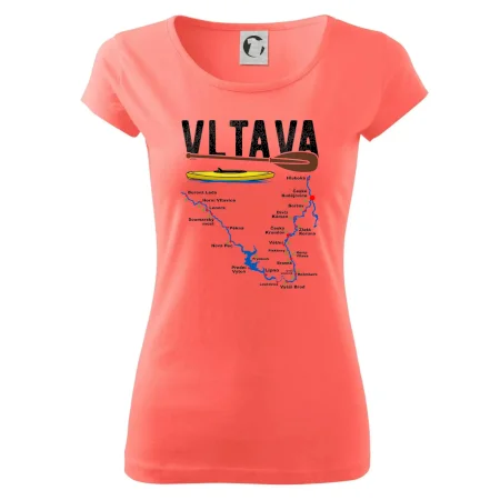 Mapa řeky Vltavy