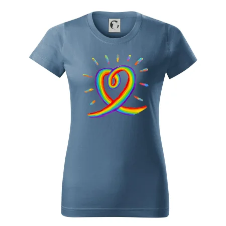 Srdce pride duha kreslená