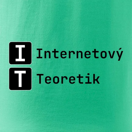 IT Nápis Internetový Teoretik