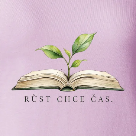 Růst chce čas rostlina v knize