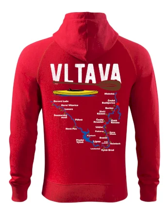 Mapa řeky Vltavy