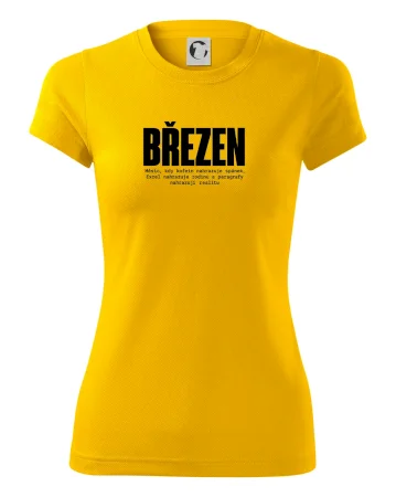 Březen kofein místo spánku