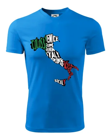 Mapy - názvy měst - Italie