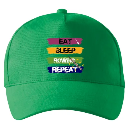 Eat sleep rowing repeat barevné
